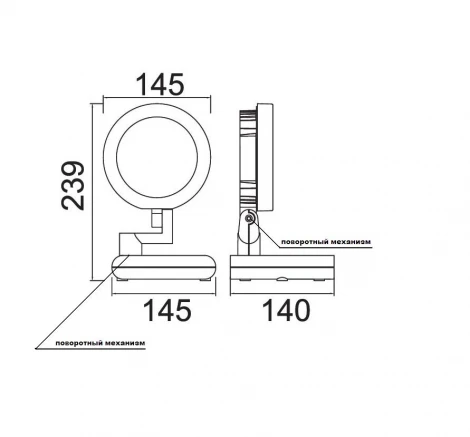 Прожектор уличный светодиодный Oasis Light PROJEKTOR W6102S-3K Gr