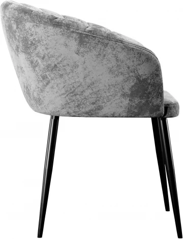 Стул DikLine 441 M13 светло-серый, ножки черные арт.00-00072786