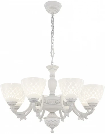 Подвесная люстра Arte Milano AM343837 343837/8 WT+SL (220V, на цепи)