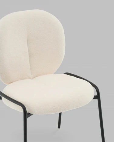 Стул Моллек букле молочный Stool Group арт.УТ000041520