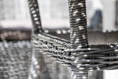 "Фредо" обеденная группа плетеная, цвет графит 4SIS арт.УТ-00002208