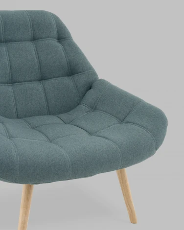 Кресло Олби Квадро зелёный Stool Group арт.УТ000040098