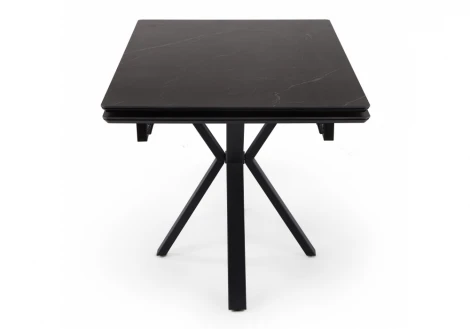 Кухонный стол Notta Старлайт 140 (200) х 80 shakespeare black / черный