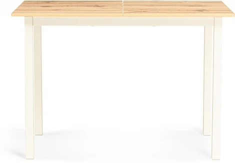 Стол деревянный Woodville Аркон 110(130)х68х75 дуб вотан / белый арт.611355