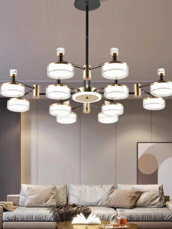 Потолочная люстра на штанге Alfa Light F1324-08 (LED, 220V)