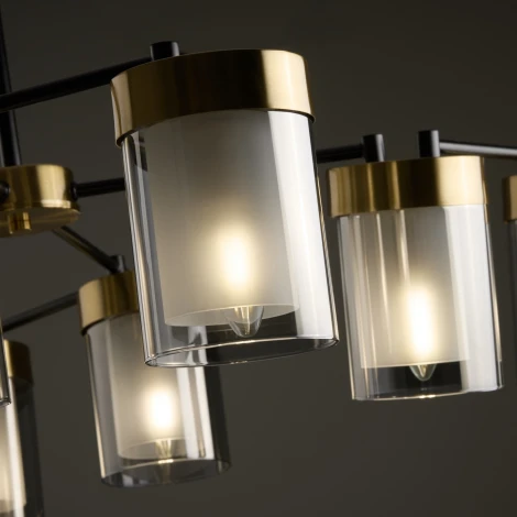 Потолочная люстра на штанге Freya Lora FR5432PL-08BBS (220V)