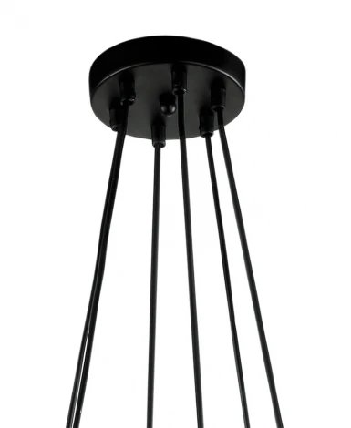 Подвесная люстра Lumien Hall Тейл 4002/6P-BK-GR