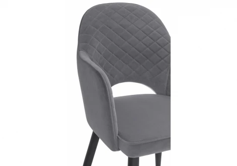 Обеденный стул на металлокаркасе Woodville Vener gray new 11866