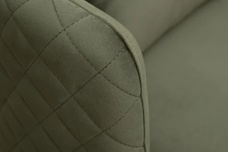 Кресло Verona вращающееся, велюр т.зеленый Colt1011-TZEL/бронза 70*77*80см Garda Decor