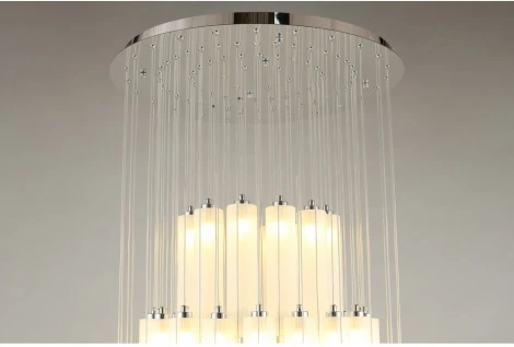 Подвесная люстра ярусная каскадная Aployt Francesca APL.859.06.90 (220V, на проводе)