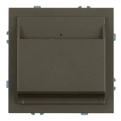 Выключатель карточный (механизм) 250В 40А RSW40-5114-09 антрацит, soft touch Stekker Эмили 50701