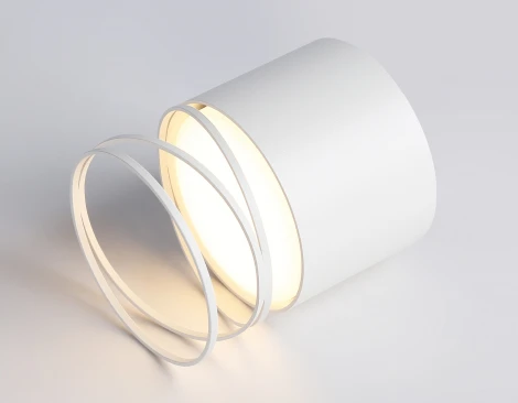 Точечный накладной светильник в виде спирали Ambrella TECHNO SPOT TN71103 (220V, спираль)