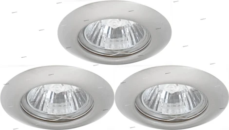 Встраиваемый точечный светильник Arte Lamp Praktisch A1203PL-3SS (220V)