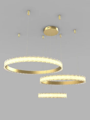 Подвесной светильник Alfa Light F3924-08 (LED, 220V, на тросе, кольцо)