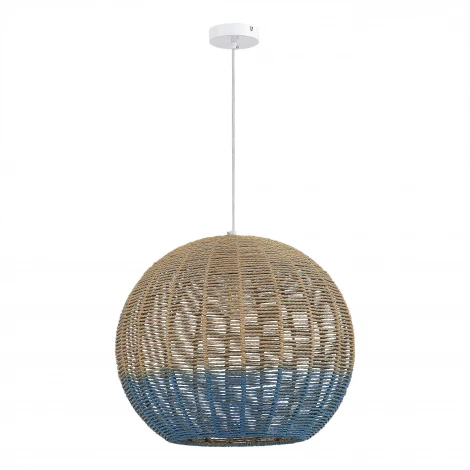 Подвесной светильник ST Luce Vimini SL1514.533.01 Белый/Бежевый, Синий E27 1*7W