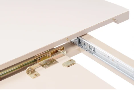 Стол стеклянный Веллор 100(135)х100х78 капучино 502175 Woodville