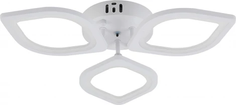Потолочная люстра Natali Kovaltseva Simply LED LAMPS 81404 с пультом ДУ 60W, белый, LED