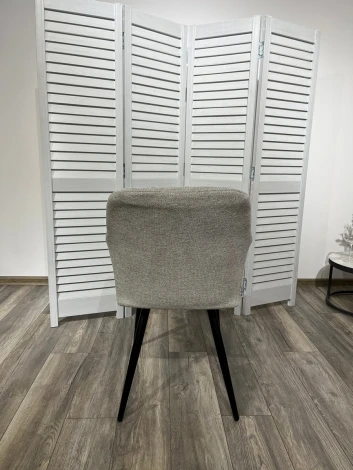 Стул M-City BRANDY WZ2042-19 галечный серый/ черный каркас