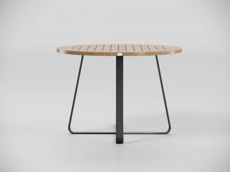 Комплект садовой мебели Patio Primavera 100 карбон, алюминий/тик Gardenini TPPRM.010010.T3