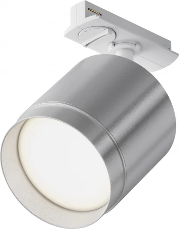 Трековый светильник однофазный 220V Maytoni Polar TR088-1-GX53-S (круглые)