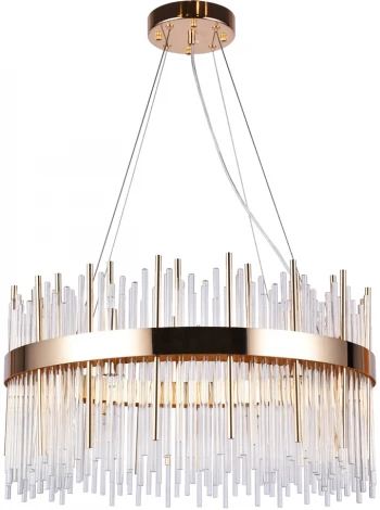 Подвесная люстра Acapulco A1007SP-12GO (220V, на тросе, круглые)