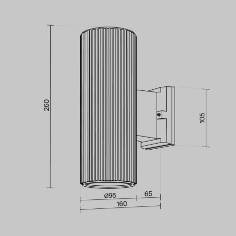 Архитектурная подсветка Maytoni Rando O419WL-02W (220V, круглые, IP54)
