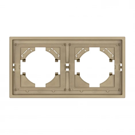 Рамка пластиковая FRM-TENDO-SFPL-2-GD (Arlight, Матовый песочный) 054647