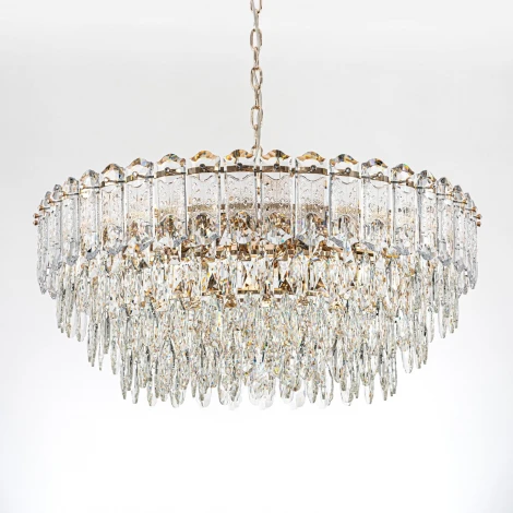 Подвесная люстра хрустальная Modelux MODELUX ML.7085.800 GD