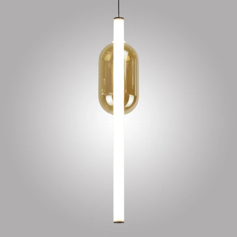 Подвесной светильник светодиодный AM Group цоколь AM491 B amber (220V, на проводе)