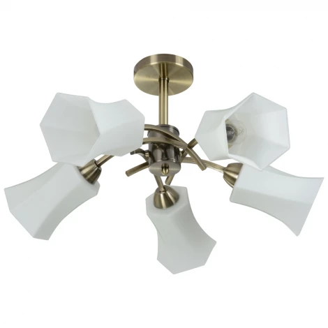 Потолочная люстра IDLamp Susana 870/5PF-Oldbronze