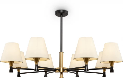 Потолочная люстра на штанге Freya Perfetto FR5098PL-08BBS (220V)