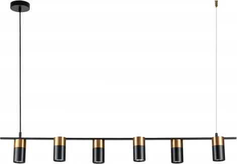 Подвесной светильник Liberta V000147 (11014/6P Black) (220V, на тросе, круглые)