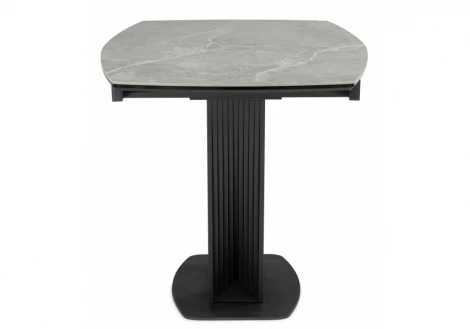 Керамический стол Вейл 140(180)х80 larka grey / черный 625961