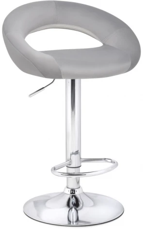 Барный стул Woodville Oazis gray fabric / chrome 15503