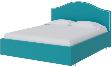 PROxSON Кровать Classic (Ткань: Велюр Forest 562 Голубой) 200x200