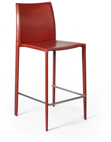 Стул полубарный Rolf, кожа ретро-красный Top Concept ROLF 2001000000760