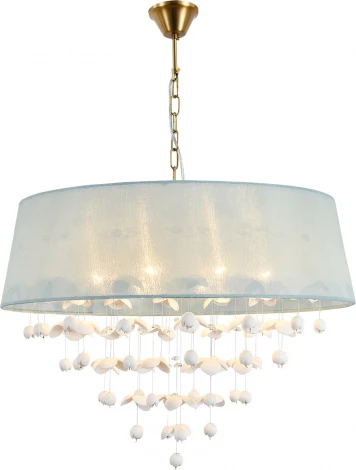 Подвесная люстра (13029/8P Brass) Indigo Tenerezza V000513 (220V, подвески, на цепи)