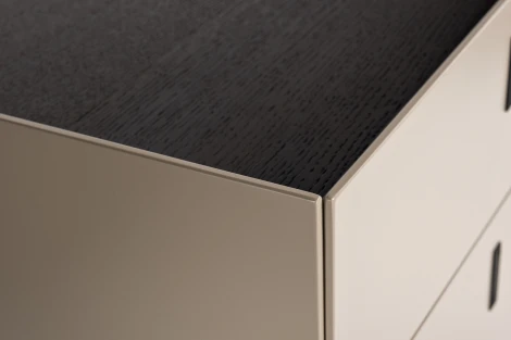 Тумбочка с двумя ящиками светлая 50*43,5*50см Garda Decor арт.77IP-NS817/1