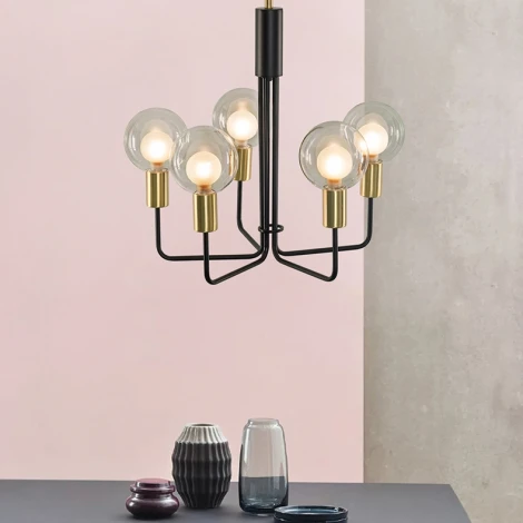 Подвесная люстра Pearl L5 Grey ImperiumLoft Pearl01 (101899-26) (LED, 220V, на проводе, шар)