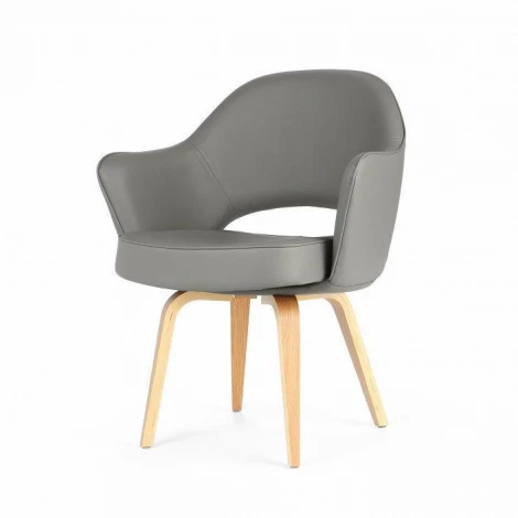 Кресло Executive с деревянными ножками Светло-коричневый