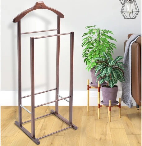 Вешалка костюмная В 27Н средне-коричневый от фабрики Mebelik