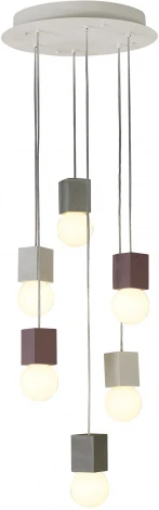 Подвесная люстра Mantra Galaxia 7703 (220V, подвески, на проводе, шарики, куб)