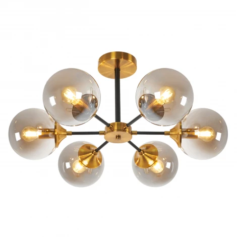 Потолочная люстра на штанге MyFar Fisher MR1741-6C (220V)