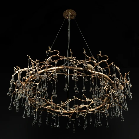 Подвесная люстра Loft IT Bijout 10068/1000 GB (220V, на тросе, ветки)