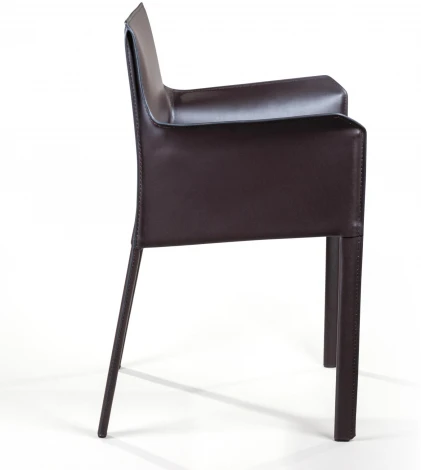 Стул с подлокотниками Barrie, кожа коричневый Top Concept BARRIE 2000000000114
