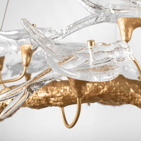 Подвесной светильник Loft It Voa 10378/800 (LED, 220V, на тросе, ветки, птички)