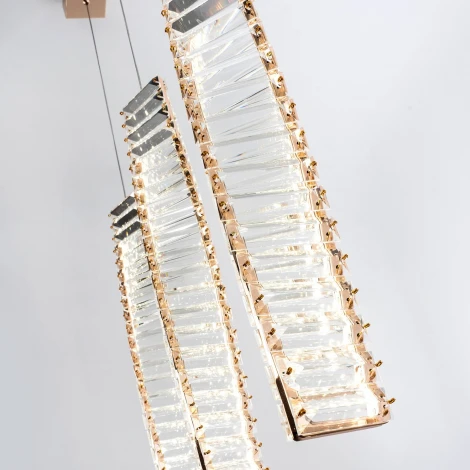 Подвесной светильник светодиодный хрустальный Modelux MODESTYLE MS.88910.3 GD