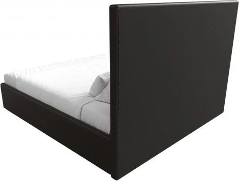 Кровать интерьерная Афродита 180 (Коричневый/Экокожа) Лига Диванов арт.120600