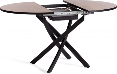 Стол MANZANA (ЛДСП,Металл /Дуб Вотан,Черный)