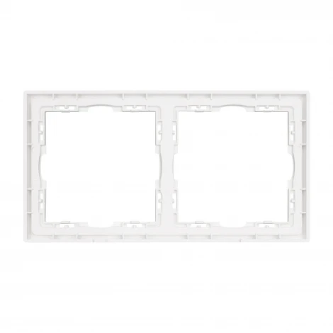 Рамка пластиковая FRM-NOBE-SFPL-2-WH (Arlight) 054215